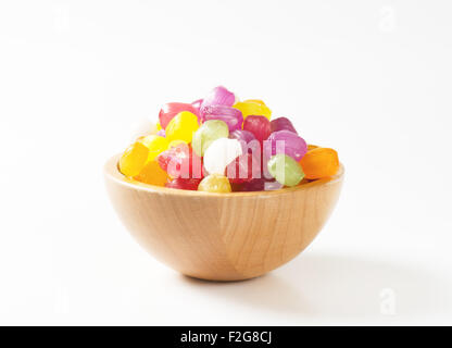 Aromatizzate alla frutta hard candy scende Foto Stock