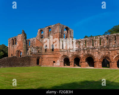 Rovine dell'Abbazia di Santa Maria di Furness fondata nel XII secolo Foto Stock