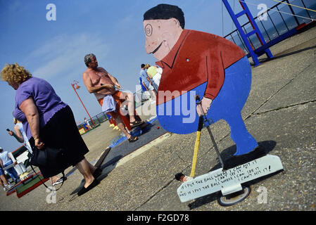 Crazy golf al campo da golf di Mablethorpe. Lincolnshire. In Inghilterra. Regno Unito Foto Stock