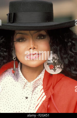 LA TOYA JACKSON cantante statunitense nel 1989. Foto Petra Stadler Foto Stock