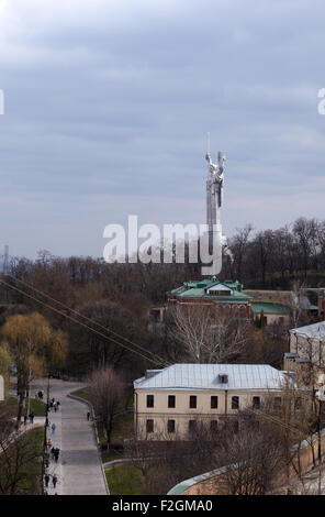 Un monumento della patria di Kiev - Ucraina Foto Stock