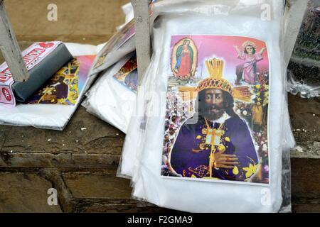 Grata di Nuestra Señora del Pilar la chiesa (XVII secolo ) - Señor de Cautivo Ayabaca Affitto peregrinazio - in Ayabaca Affitto. Dipartimento di Foto Stock