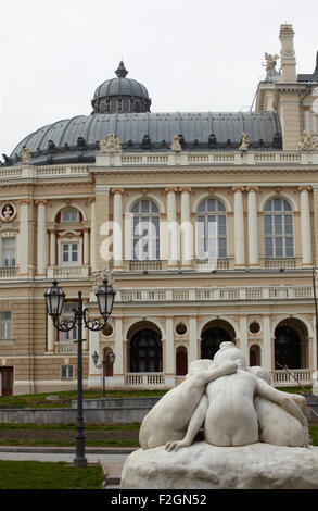 Vista di opera e balletto casa in Odessa, Ucraina Foto Stock