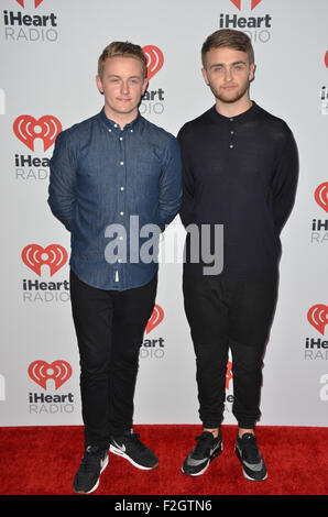 Las Vegas, Nevada, USA. Xviii Sep, 2015. Descrizione assiste il 2015 iHeartRadio Music Festival il 18 settembre 2015 presso la MGM Grand Arena di Las Vegas, Nevada. Credito: Marcel Thomas/ZUMA filo/Alamy Live News Foto Stock