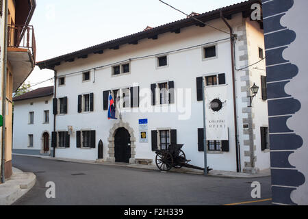 Vista della prima guerra mondiale Museo di Kobarid, Slovenia Foto Stock