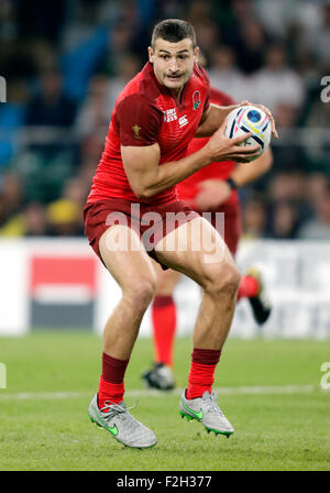 Londra, Regno Unito. 18 Settembre, 2015. Jonny maggio Inghilterra Inghilterra V Fiji, Coppa del Mondo di Rugby di Twickenham 2015, Londra, Inghilterra 18 settembre 2015 Inghilterra V Figi Rugby World Cup 2015 Twickenham Stadium di Londra, Inghilterra Credito: Allstar Picture Library/Alamy Live News Foto Stock