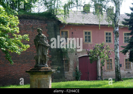 Theresienstadt Ghetto, Terezin Repubblica Ceca Foto Stock