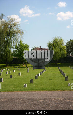 Theresienstadt Ghetto, Terezin Repubblica Ceca Foto Stock