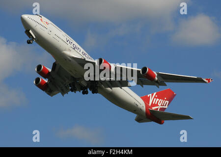 VIRGIN ATLANTIC BOEING 747 Foto Stock