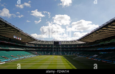 Twickenham, Londra, Regno Unito. 19 Settembre, 2015. Stadio di Twickenham Francia V Italia Francia V Italia, Coppa del Mondo di Rugby di Twickenham 2015, Londra, Inghilterra 19 settembre 2015 Coppa del Mondo di Rugby 2015 Twickenham Stadium di Londra, Inghilterra Credito: Allstar Picture Library/Alamy Live News Foto Stock