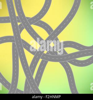 Icona di strade Illustrazione Vettoriale