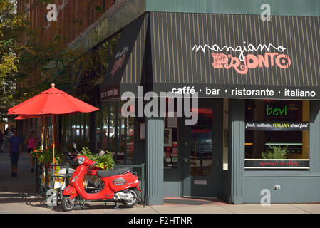 Il ristorante Mangiamo Pronto (italiano), Denver CO Foto Stock