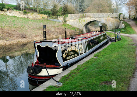 Kennet & Avon Canal Claverton Nr Bath Somerset REGNO UNITO Foto Stock