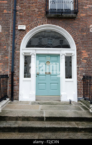 Merrion Street Upper, Dublino, Irlanda Foto Stock