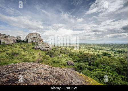Come emblemáticas Pedras Negras de Pungo Andongo na província de Malange em Angola Foto Stock