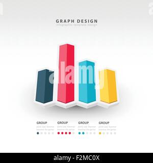 3d infographics freccia Illustrazione Vettoriale