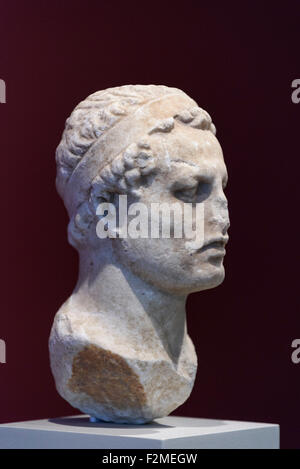Berlino. Germania. Ritratto del re Antioco IV Epiphanes di Siria, circa 175 BC. Altes Museum di Berlino, Germania. Foto Stock