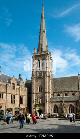 La Chiesa di San Nicola, Market Place, Durham City, England, Regno Unito Foto Stock