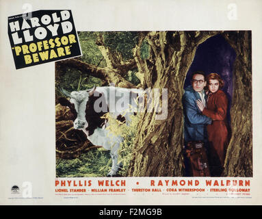 Il Professor attenzione - poster del filmato Foto Stock