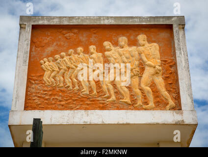 Il Benin, Africa Occidentale, Ouidah, memorial presso la porta di non ritorno, principali porta slave durante la trans-atlantico il commercio degli schiavi Foto Stock