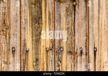Telaio completo di prendere una vecchia porta di legno Foto Stock