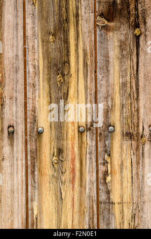 Telaio completo di prendere una vecchia porta di legno Foto Stock