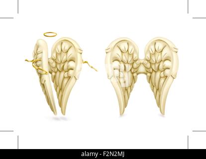 Angel Wings vettore Illustrazione Vettoriale