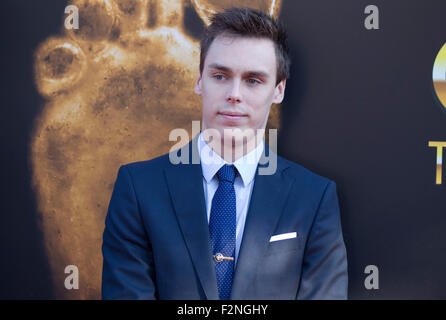 Il Principato di Monaco, Settembre 21, 2015: Louis Ducruet (primo figlio della Principessa Stephanie di Monaco) al calcio Goldenfoot Awards./picture alliance Foto Stock