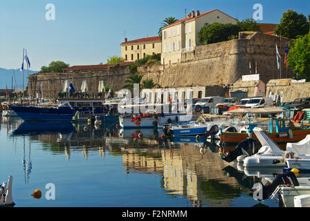 Porto di Ajaccio Foto Stock