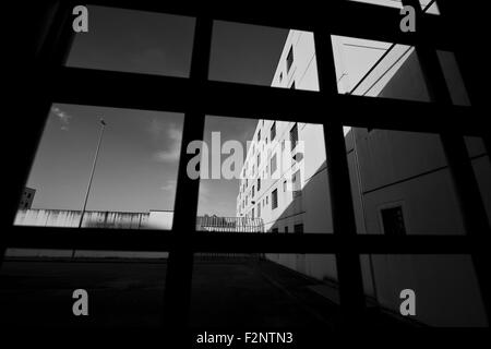 L'Italia, Lombardia, interno del carcere di Bollate, architettura Foto Stock