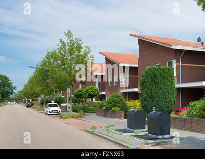 Moderna area residenziale nei Paesi Bassi Foto Stock