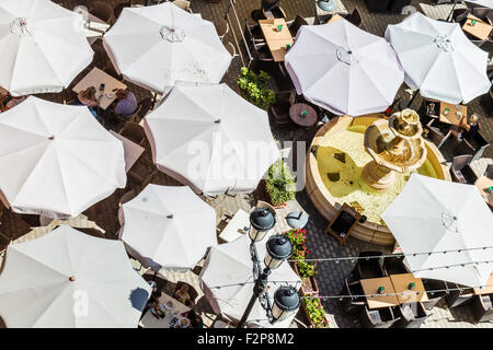 El Campanario mercato, Correlejo Fuerteventura Isole Canarie. Vista aerea. Foto Stock