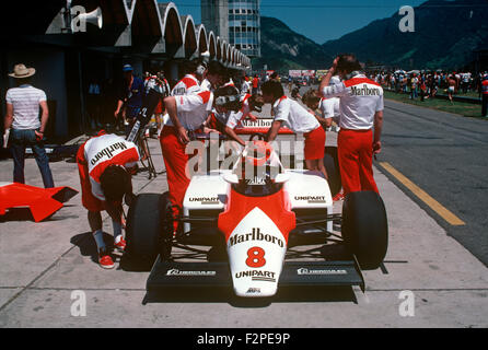 GP del Brasile - a Rio de Janeiro 1982 Foto Stock