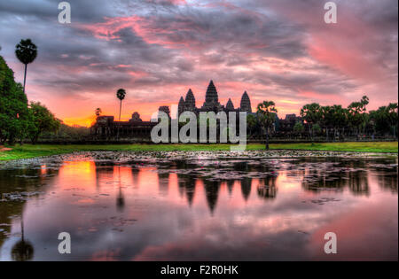 HDR Alba Angkor Wat Foto Stock