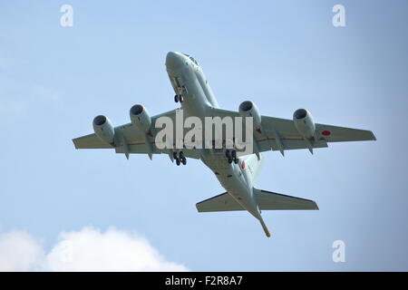 Kawasaki P-1 presso il Royal International Air Tattoo RIAT 2015 a Fairford, REGNO UNITO Foto Stock