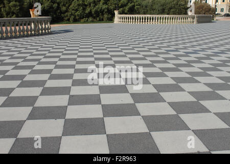 Mascagni terrazza di fronte al mare, Livorno Toscana, Italia Foto Stock