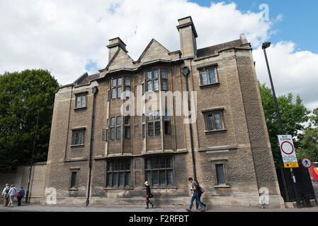 Emmanuel College di Cambridge Inghilterra da Emmanuel Street Foto Stock