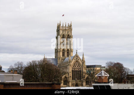 La cattedrale e la Chiesa Parrocchiale di San Giorgio a Doncaster, Regno Unito. Foto Stock