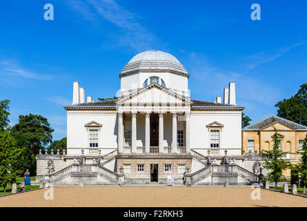 Chiswick House, un inizio settecento villa palladiana a Chiswick, London, England, Regno Unito Foto Stock