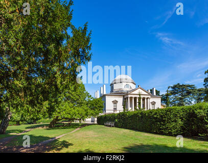 Chiswick House, un inizio settecento villa palladiana a Chiswick, London, England, Regno Unito Foto Stock