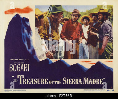 Tesoro della Sierra Madre, Il - poster del filmato Foto Stock