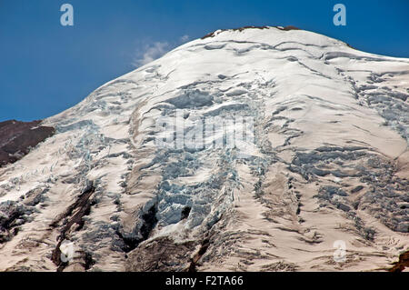 Il monte Rainier picco ghiacciato Foto Stock