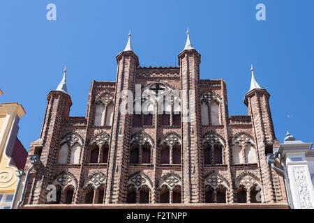 Chiesa di San Nicola, Stralsund, Meclemburgo-Pomerania Occidentale, Germania Foto Stock