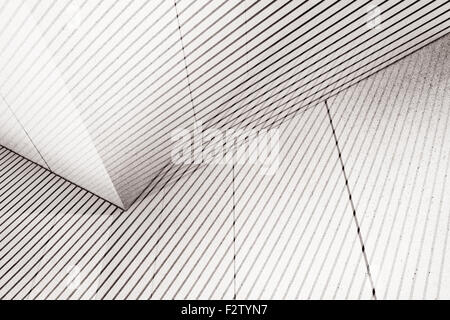 Abstract doppia esposizione dello sfondo. Forme architettoniche. Foto Stock