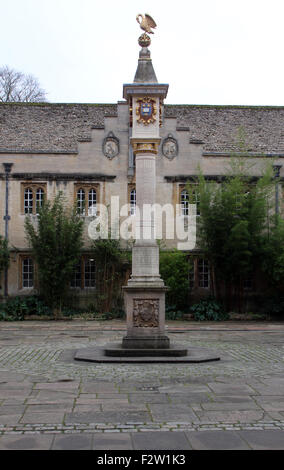 Pelican Meridiana Oxford University il Corpus Christi College Foto Stock