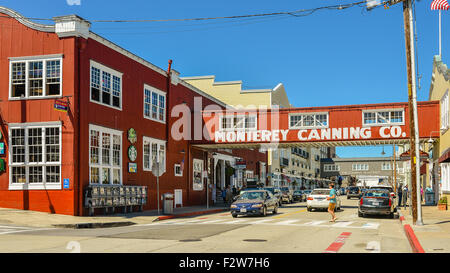 Historic Cannery Row - Monterey, California, Stati Uniti d'America Foto Stock