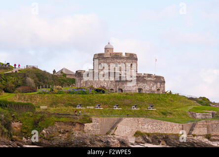 Xvi secolo St Mawes Castello Cornwall Inghilterra REGNO UNITO Foto Stock