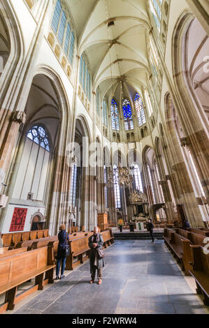 All'interno di San Martin's Cathedral, Utrecht, Paesi Bassi Foto Stock