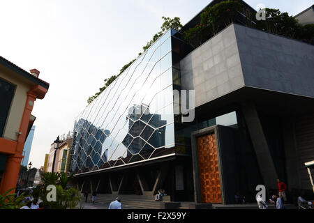 Il bellissimo Indian Heritage Centre in 'Little India di Singapore. Foto Stock