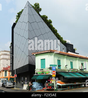 Il bellissimo Indian Heritage Centre in 'Little India di Singapore. Foto Stock